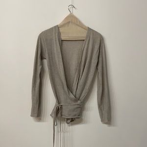 H+ Hannoh Wessel Cashmere Wrap Sweater!
